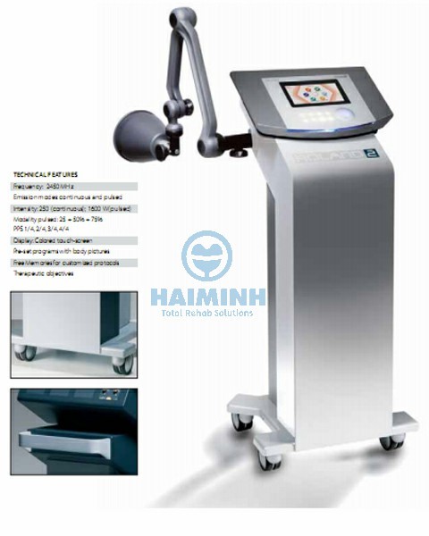 Máy vi sóng trị liệu xung và liên tục 1600W 0